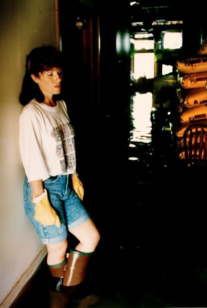 Jennie Ash during 1993 flood
